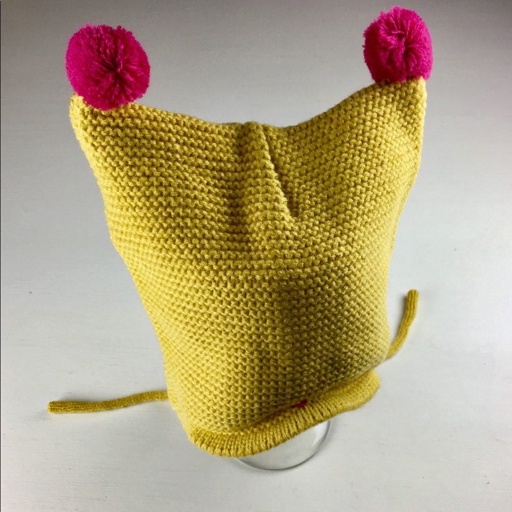 Winter Hat for Babies and Toddlers - yellow/pink - Picture 2 of 4